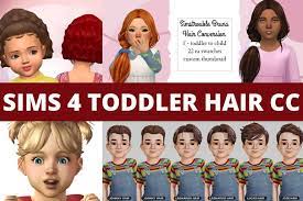33 sims 4 toddler hair cc buns