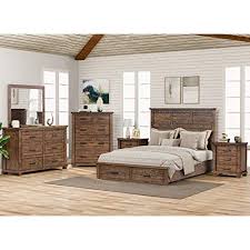 include solid pine wood storage bed