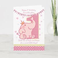 pink elephant card