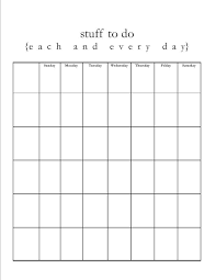 Free Printable Blank Charts Flipflops And Applesauce