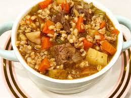 Beef And Barley Vegetable Soup Happy Go Lucky gambar png