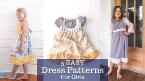 5 easy dress patterns for s