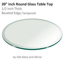 12 Inch Round Glass Table Top 1 2