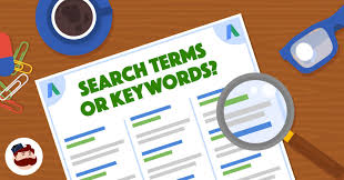 you pay for adwords search terms not