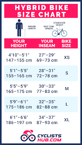 bike size chart how to choose the bike