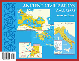 Ancient Civilization Small Wall Maps 11x17