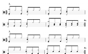 4 blues drum beats and fills exercises