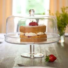Personalised Glass Cake Stand And Cover