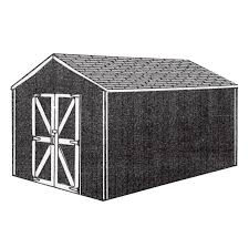 deluxe storage shed package gable roof