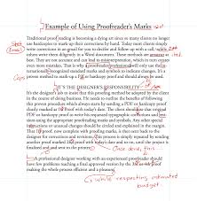 Proofreading Corrections Correction Symbols Essay Editing