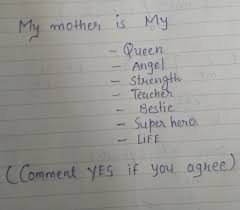 hello write an essay on my mother love you mom in jpg