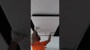 how to install ceiling tiles on