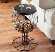 wine cork holder accent tables fresh