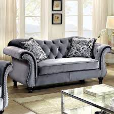 Jolanda Grey Sofa Set For
