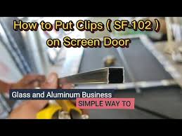 How To Put Clips Sf 102 In Screen