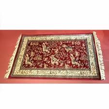 printed 100 gsm kashmiri floor carpet