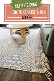 how to choose a rug color