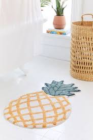 pineapple shaped bath mat urban
