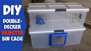 Homemade Double Decker Hamster Cage by HAMMY TIME - YouTube