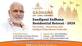 Sandipani Sadhana Residential Retreat 2024