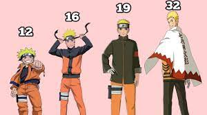 naruto characters age evolutions you