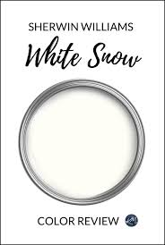 Sherwin Williams White Snow 9541 Color