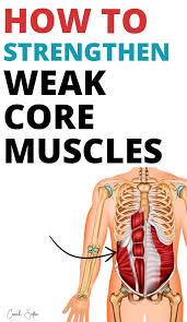 how to strengthen a weak core the