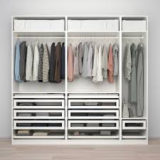 Wardrobes let you organise your clothes, shoes or any other thing you want to store in a practical and stylish way. Pax Tyssedal Wardrobe Combination White White Glass Ikea