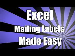 Create Mailing Labels From Your Excel 2010 Data Using Mail Merge In Word 2010 Christmas Holiday 2016