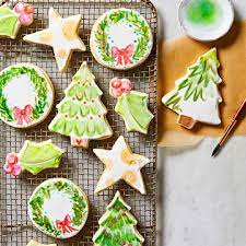 Sugar Cookies With Watercolor Icing
