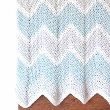 Crochet Baby Blanket Pattern Chevron