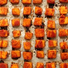 We boost the flavor with garlic powder, paprika and tamari, but feel free to add your own flavorings. Baked Sriracha Soy Sauce Tofu 2 Quick Easy Recipes I Love Vegan