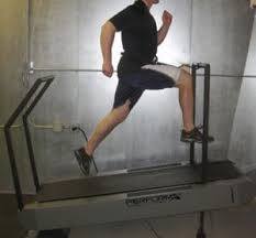 high sd treadmill training track