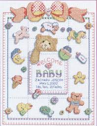 As long as it gets totally done, i'm ok if one or two slip in. Kooler Design Studio Buttons And Bows Birth Record Cross Stitch Pattern 123stitch