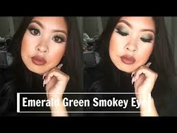 fall inspired tutorial emerald green