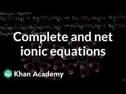 Net Ionic Equations Ap Chemistry