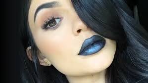 black metal matte lipstick makeup