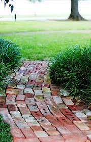 how to make a brick path even cuter