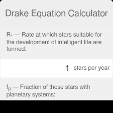 Drake Equation Calculator