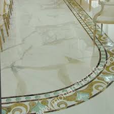 marble flower floor borders tiles
