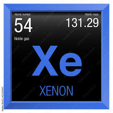 xenon symbol element number 54 of the