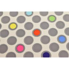 Softshell Colorful Dots Light Grey Knol Textil