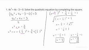 How To Solve A Quadratic Equation By