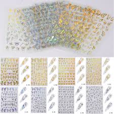 See more ideas about nail decals, diy nails, nail decals diy. Nail Stickers Butterfly Art Diy Nails Decals Adhesive Holographic 3d Charm Gold Ebay
