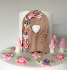 Fairy Garden Cake Topper Set For