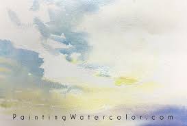 Sunset Clouds Watercolor Painting Tutorial