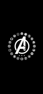 hd avengers logo wallpapers peakpx