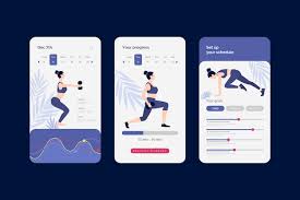 free vector workout tracker app