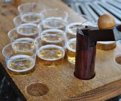 Beer pong tables are the first thing that comes to mind when one thinks of drinking games. Mini Beer Pong Table