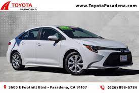 used toyota in pasadena ca pre owned